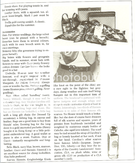 Sloane Rangers and HS PurseForum