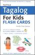 Tuttle: Tagalog for Kids Flash Cards