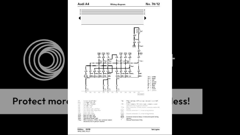 tail light wiring diagram