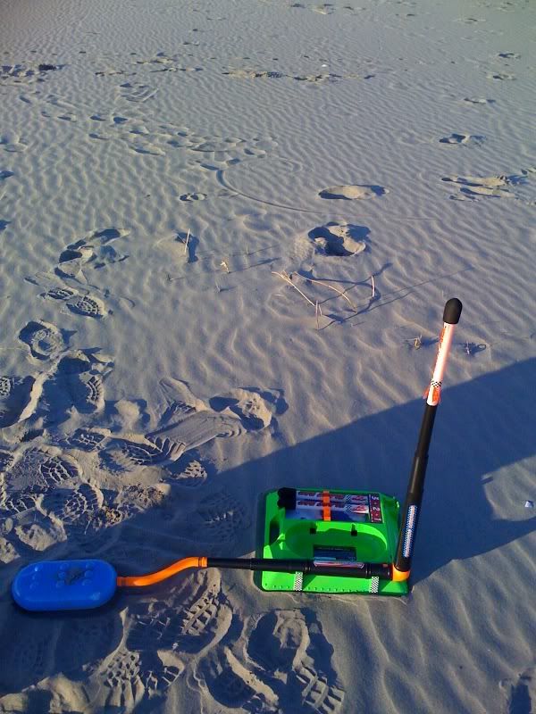 Blast Pad on the Beach