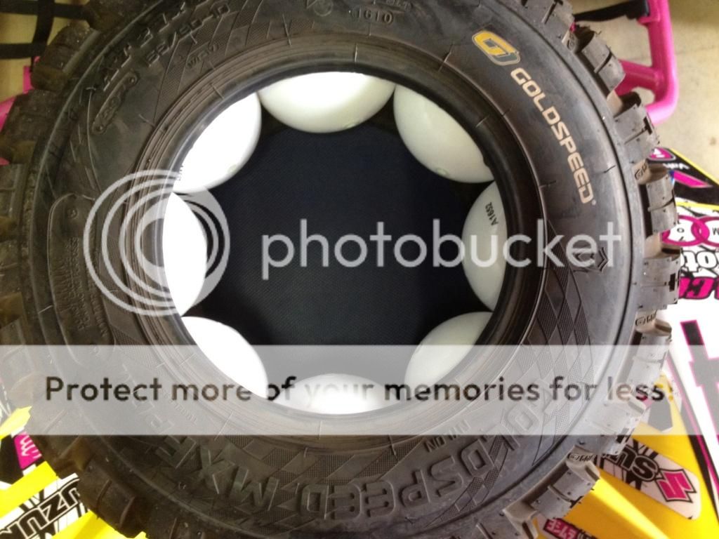 Tire Balls/Play Balls Suzuki LTR450 Forum